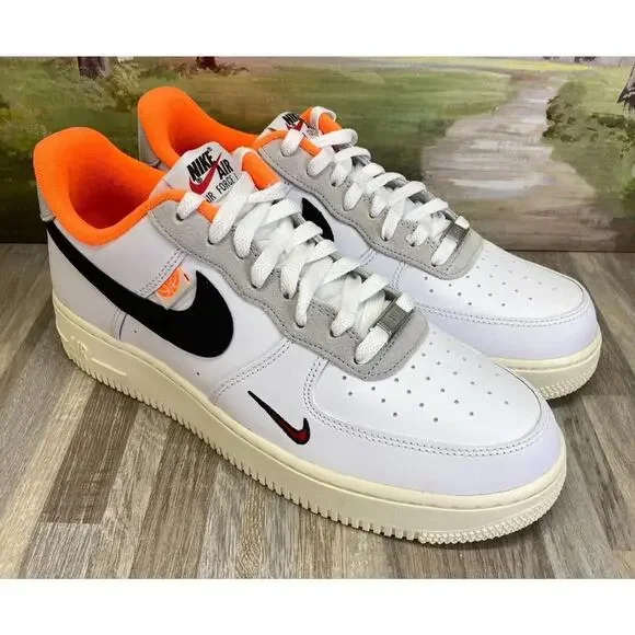 Nike Air Force Hoops NBA Pack White Total Orange Shoes Mens 11